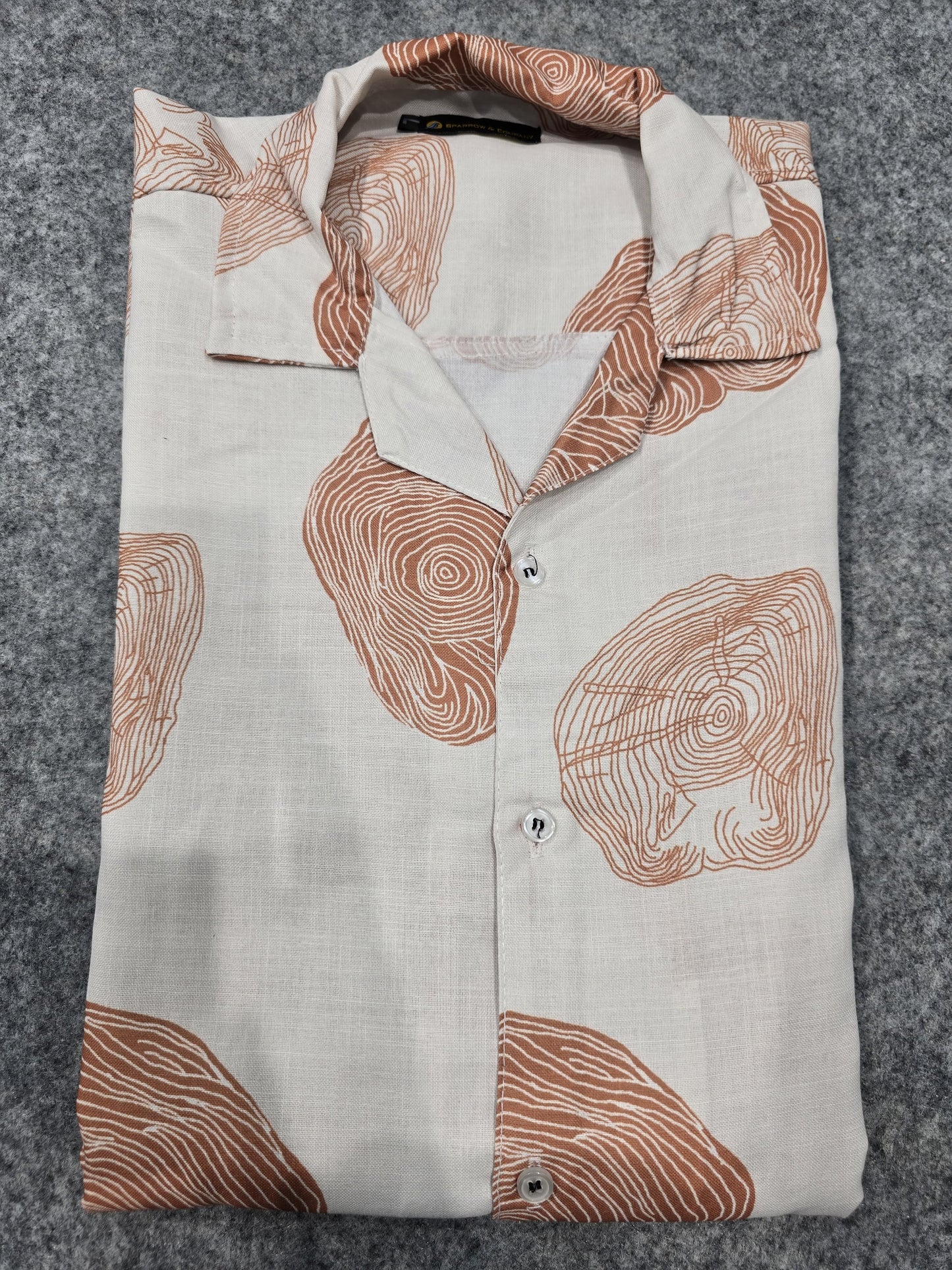 Tree Rings Print Shirt