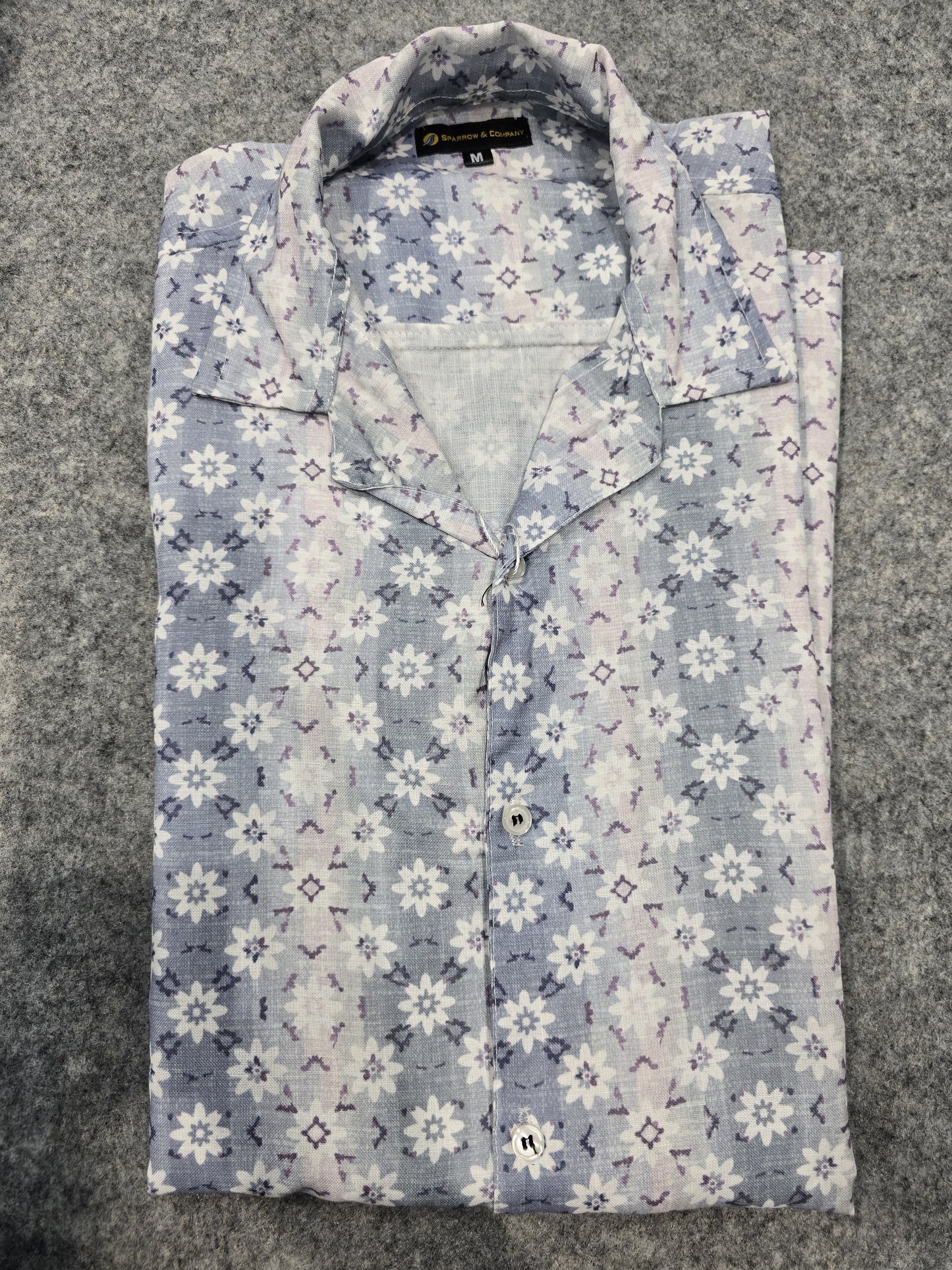 Blue Blossom Floral Shirt