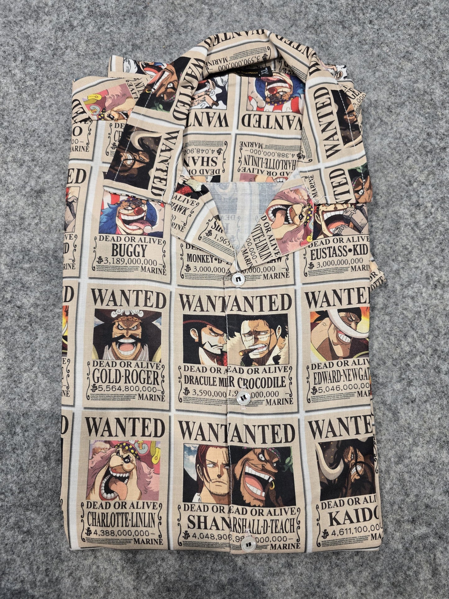 Wanted Poster Graphic Print Shirt
