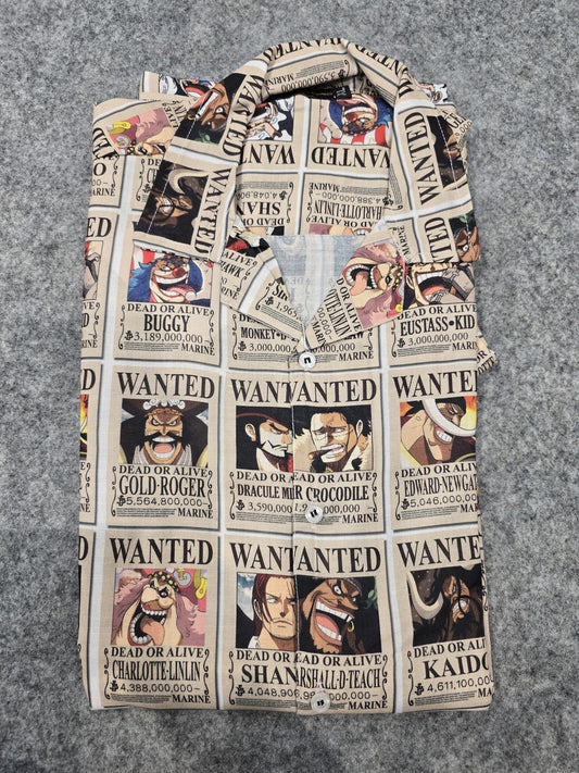 Wanted Poster Graphic Print Shirt