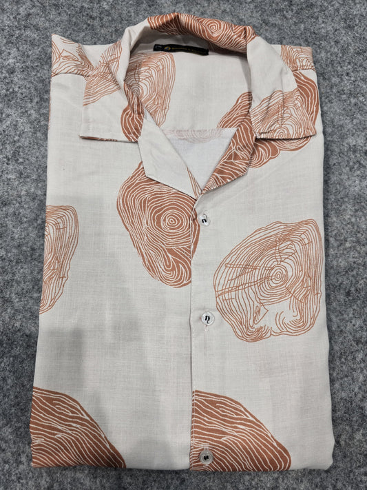 Tree Rings Print Shirt
