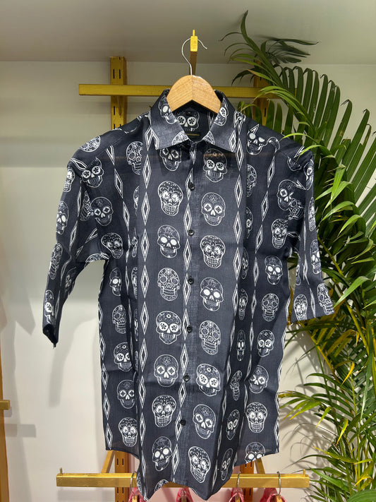 Midnight Skull Graphic